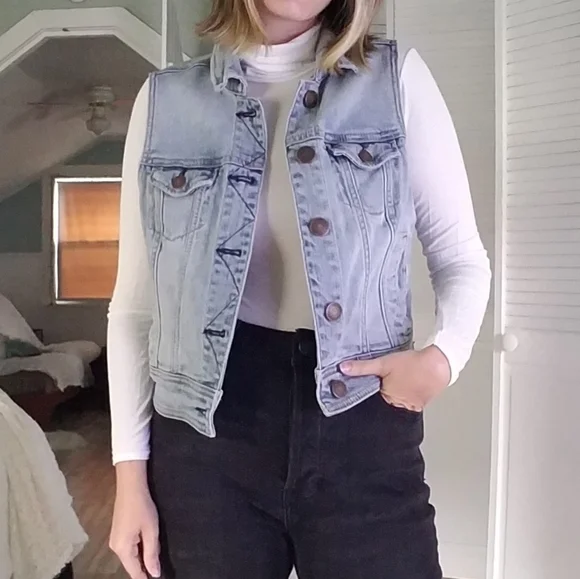 American eagle denim vest - Picture 6 of 12
